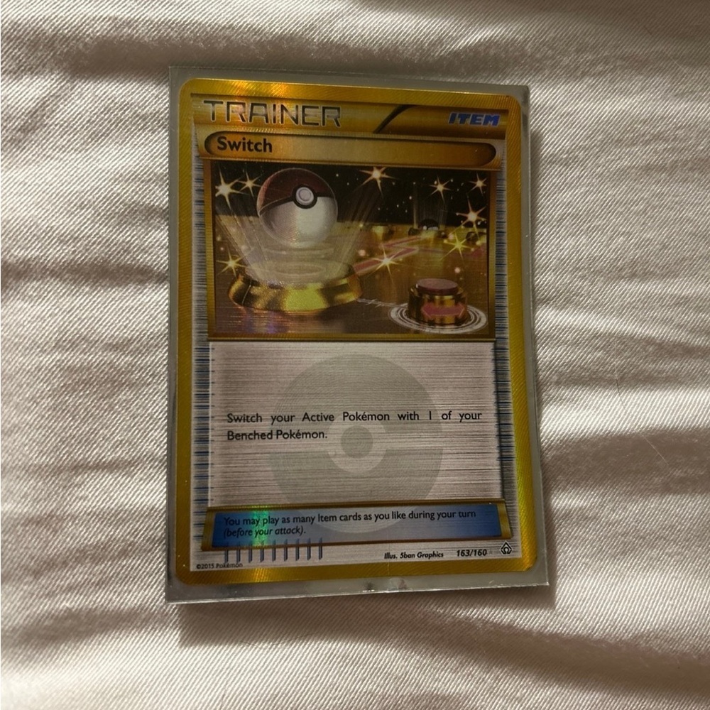 Pokemon secret Switch  golden rare Card